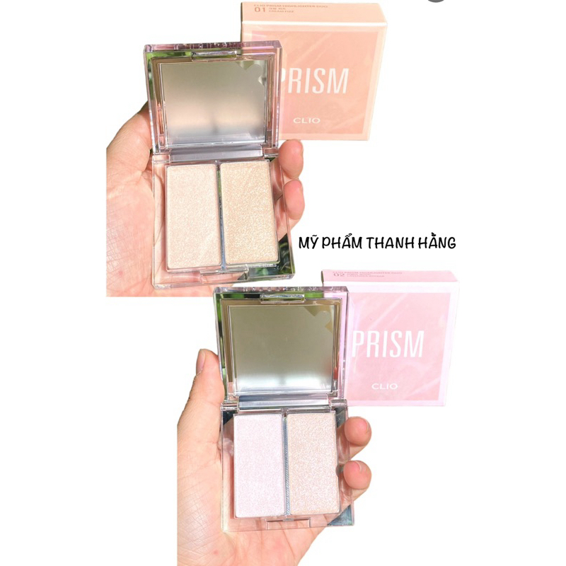 Phấn bắt sáng clio prism highlighter duo