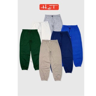 Quần jogger Nữ H&T phong cách cá tính năng động chất cotton, mềm mịn có size từ 42-57kg-QDBG016