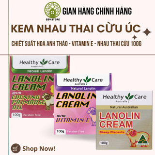 Kem cừu Úc Lanolin Cream 100g Healthy care