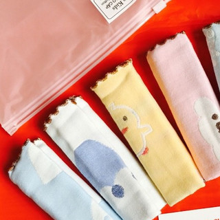 Bộ 5 khăn mặt sợi tre LeeLee Kids 25x25cm [chất lượng cao]