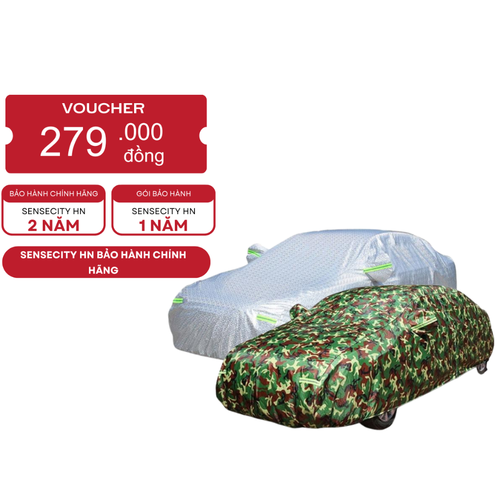 Bạt Phủ Ô Tô Cao Cấp KAW, Bọc Lớp Nỉ Bên Trong Chống Xước, Chống UV,Chống Cháy,BH Chính Hãng