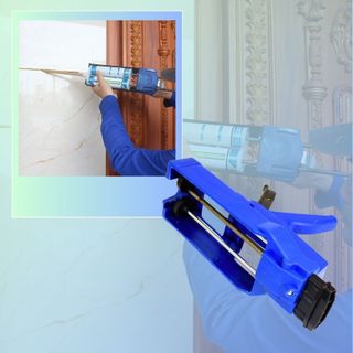 Súng bắn keo ron  - Nhựa 2 thành phần - Trợ lực cao cấp