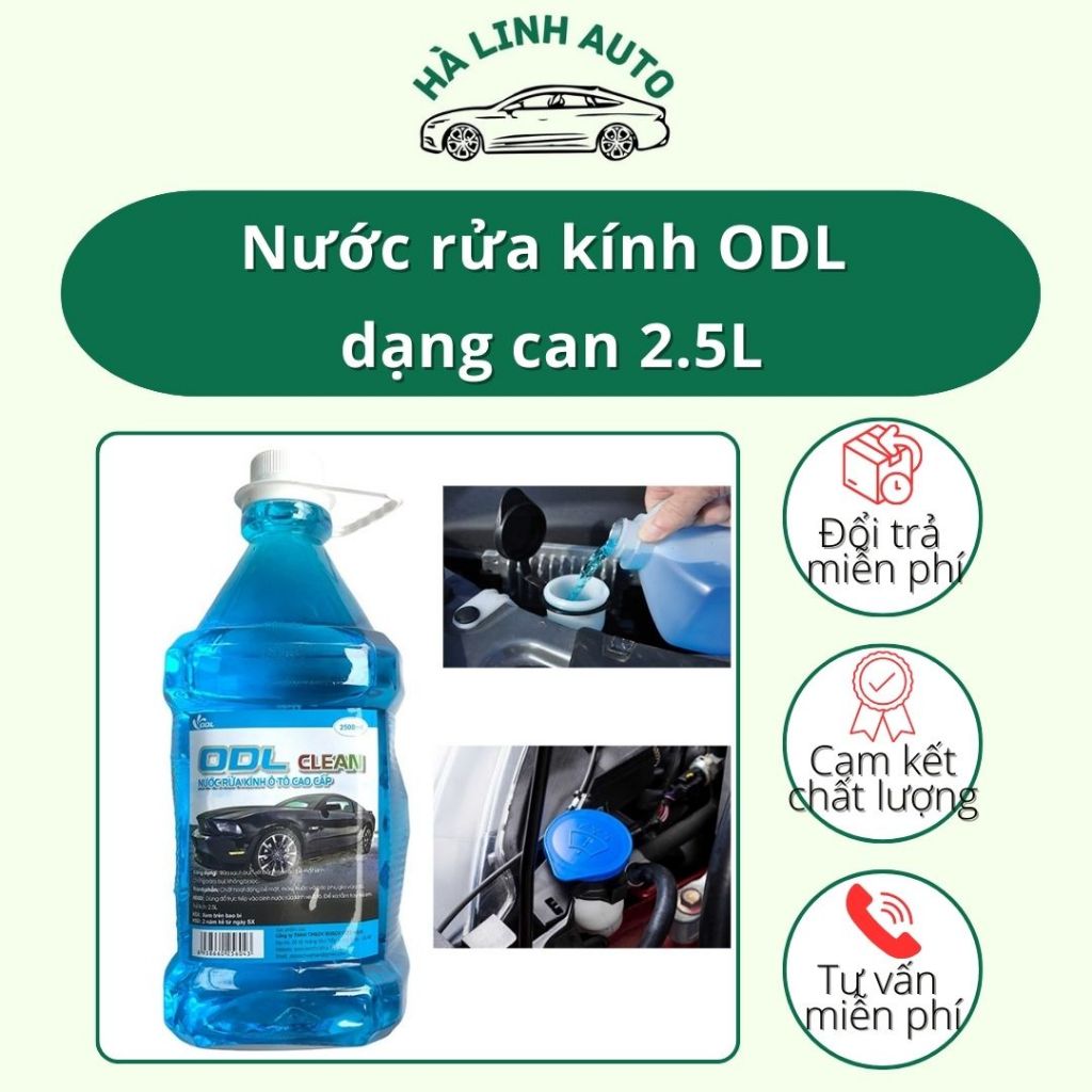 Nước rửa kính ODL dạng can 2.5L