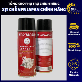 Chai xịt chế hòa khí bình xăng con ,vệ sinh kim phun NPR JAPAN 450ml