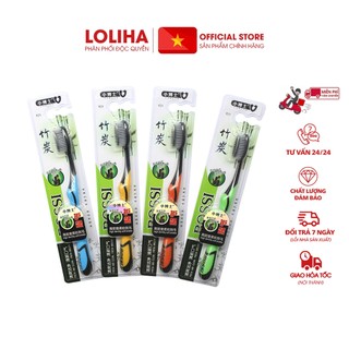 ⛔freeshipxtra⛔ bàn chải đánh răng than tre