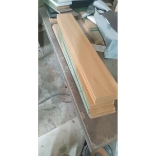 Sét 3 kệ gỗ treo tường 3 Thanh ngang dài 30cm, sâu 13cm, dà mmy 18