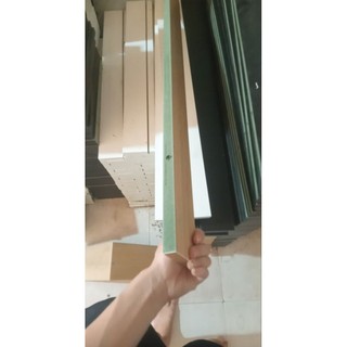 Sét 3 kệ gỗ treo tường 3 Thanh ngang dài 30cm, sâu 13cm, dà mmy 18