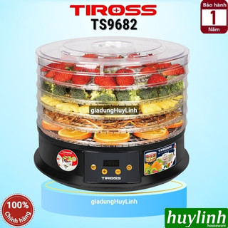 Máy sấy trái cây hoa quả thực phẩm Tiross TS9682 (250W) - Tặng hũ làm sữa chua