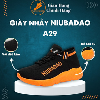 Giày thể thao nam nữ Niubadao mã A29 giày nhảy, giày chạy bộ chuyên nghiệp đế cao su non, thoáng khí