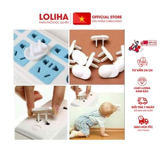 ⛔FREESHIPXTRA⛔ Bộ 10 bịt ổ điện chống giật (LOẠI 10 CÁI)