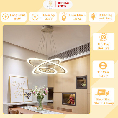 Đèn Thả Trần Energy Green Lighting  3 Vòng Thiên Hà TBD899 - Trang Trí Phòng Khách / Phòng Ăn