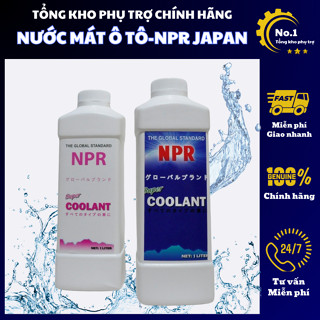  Nước làm mát ô tô Nước mát ô tô màu xanh đỏ NPR COOLANT - 1L 