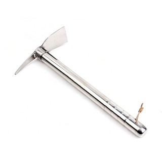 Cuốc đào đất 2 chức năng làm băng Inox sạch bền không gỉ sét dày chắc chắn