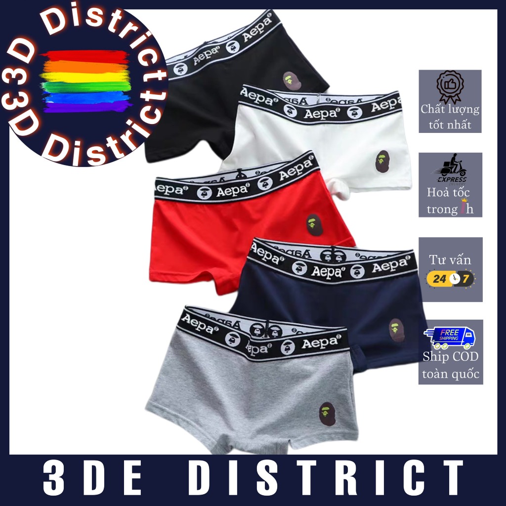 Quần boxer, quần sịp đùi, quần lót nữ/ tomboy Khỉ aape