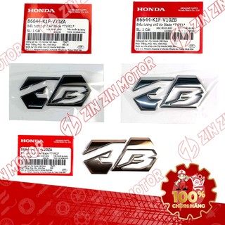 Tem logo nổi ab, biểu tượng air blade 2020 2021 2022 2023+ chính hãng honda - zzm