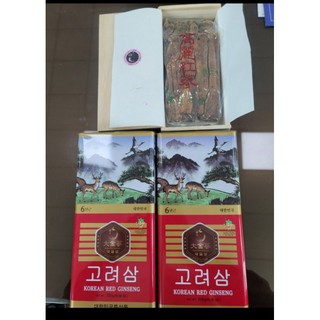 Sâm khô Hàn Quốc - Hồng sâm khô hộp thiếc 300gr loại 11-20 củ chính hãng nội địa Hàn Quốc