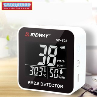 Máy đo chất lượng không khí pm2.5, nhiệt độ, độ ẩm sndway sw-825
