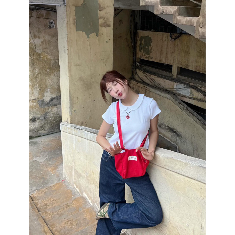 Túi tote canvas mini - FIRST LOVE Bag