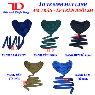 Áo vệ sinh máy lạnh âm trần cao cấp ĐUÔI 5 MÉT, bảo dưỡng điều hòa TẶNG DÂY XỎ   - Điện Lạnh Thuận Dung