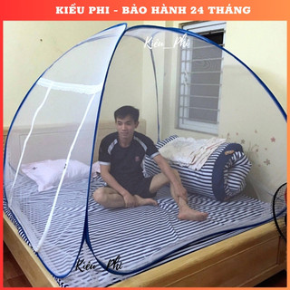 Màn chụp tự bung đỉnh chóp Kiều Phi - mùng chụp tự bung 1m2 1m6 1m8 2m2 cao 1m55 gấp gọn tiện dụng