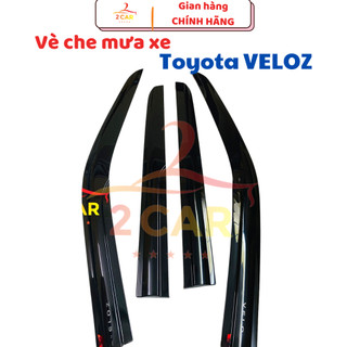 Vè che mưa xe Toyota Veloz Cross 2022, 2023,2024 Nhựa đen dày cao cấp