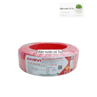 Dây Điện Đơn CV (1.5 /2.5 / 4.0) CADIVI [Bán lẻ theo MÉT]