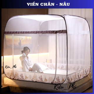 Màn chụp tự bung gấp gọn tiện dụng KIỀU PHI - mùng chụp tự bung đỉnh vuông, đỉnh rộng 1m2 1m6 1m8 2m2x2