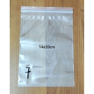 200 Chiếc  Túi Zip chỉ đỏ đủ size Túi dày ( từ số 0: 4x6 đến số 12: 34*45) hàng đẹp