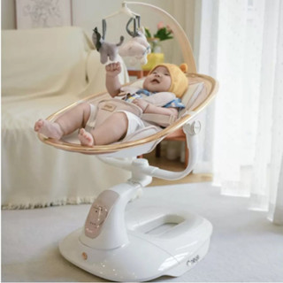 [XÀI PIN/CẮM ĐIỆN] Nôi điện cho trẻ sơ sinh ru tự động ONEYE ngả lưng 3 tư thế, nằm góc 165 ĐỘ, Bluetooth phát nhạc