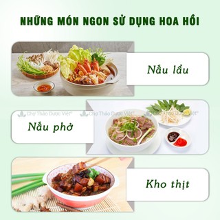 Hoa hồi 500g, đại hồi khô, thơm, gia vị tẩm ướp tự nhiên, quế, hồi, thảo quả, nguyệt quế tự chọn