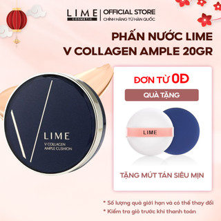Phấn Nước Dưỡng Ẩm 20gr LIME V Collagen Ample Cushion Chống Nắng SPF 50+ PA +++