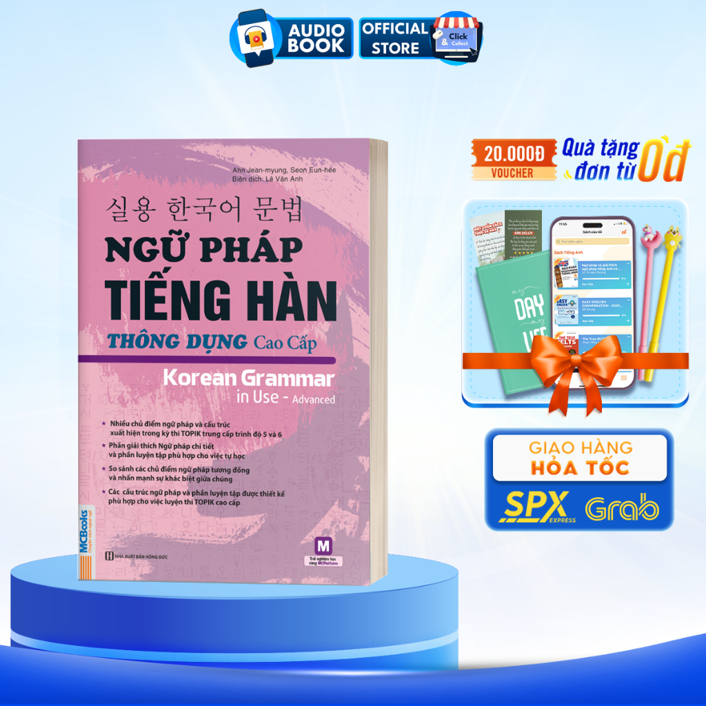 Sách - Ngữ Pháp Tiếng Hàn Thông Dụng Cao Cấp