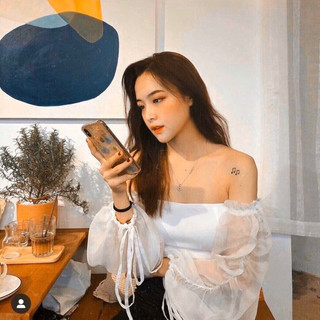 ÁO CROPTOP RỚT VAI