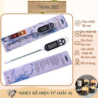 Nhiệt kế điện tử đa năng, chuyên dùng đo nhiệt độ chất lỏng - dụng cụ làm nến thơm Trian Bee