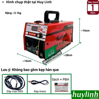 Máy hàn 2 chức năng Sasuke MIG-200F mini [Hàn que - Hàn MIG không khí] [Kenmax MIG 200F mini]