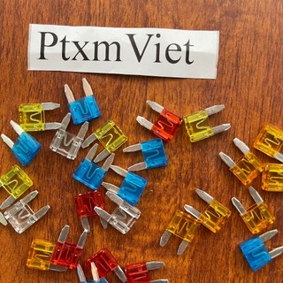 Cầu chì xe ga xe số từ 5A~25A.xmv