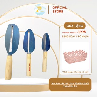Dao bào cán gỗ - Dao Bào Rau Lưỡi Thép Cán Gỗ