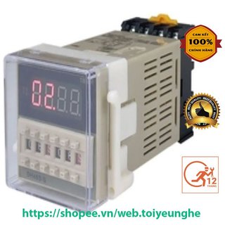 Bộ hẹn giờ rơ le thời gian luân phiên DH48S-S timer đôi