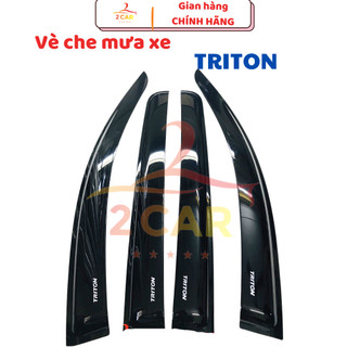 Vè Che Mưa Xe MITSUBISHI TRITON 2016- 2022 NHỰA ĐEN Thái Dày