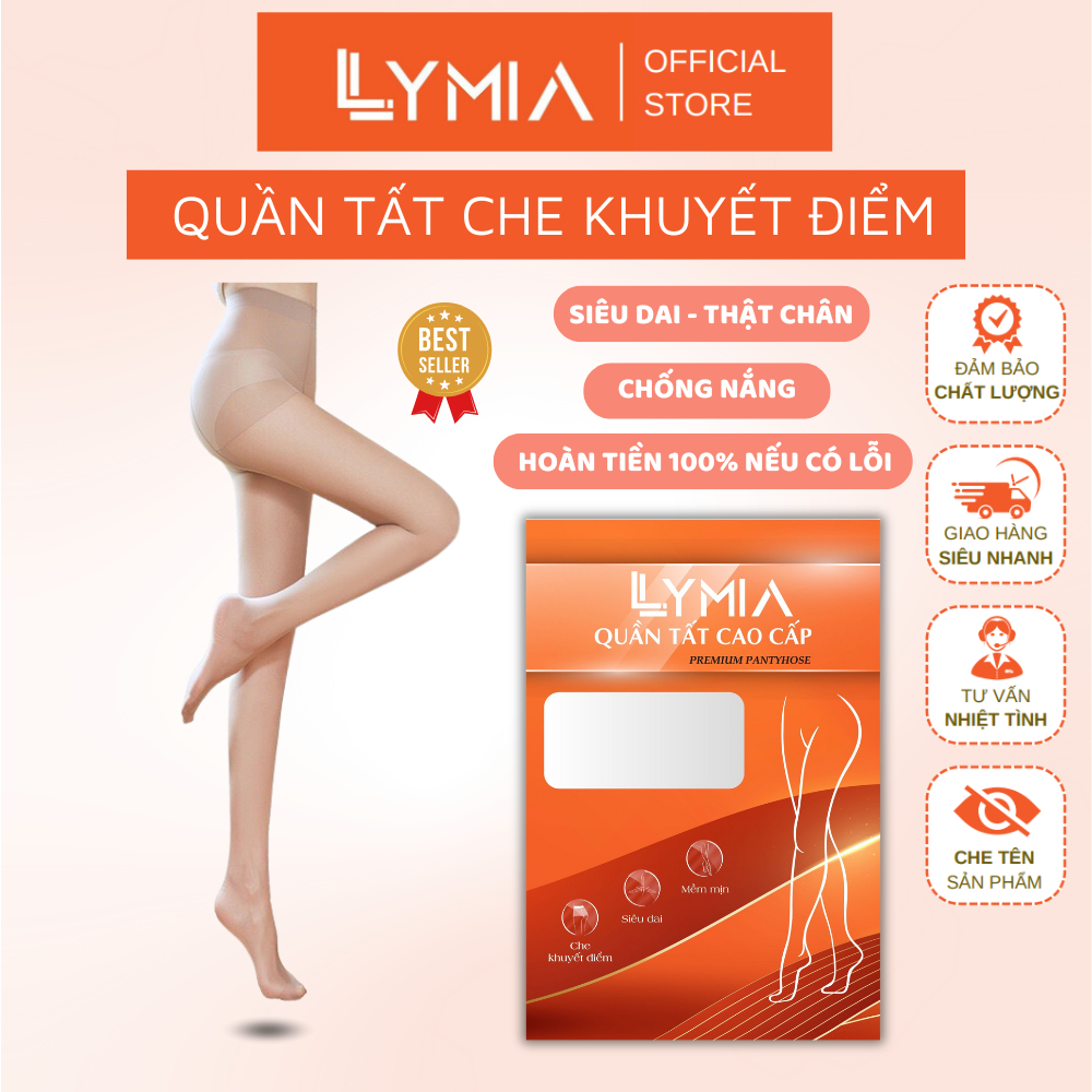 Quần Tất Giấy Da Chân Nữ LYMIA Tàng Hình Che Khuyết Điểm Chống Nắng Cao Cấp QT30