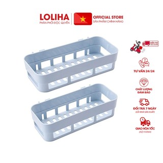 ⛔FREESHIPXTRA⛔ Kệ đựng đồ nhà tắm nhựa chữ nhật (LOẠI NHỰA)
