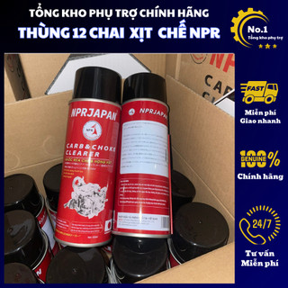 Xịt chế hòa khí bình xăng con ,vệ sinh kim phun npr japan 450ml