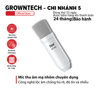 Mic thu âm ISK AT 100 hát karaoke chuyên nghiệp và lọc tiếng ồn với 2 lớp màng lọc tích hợp