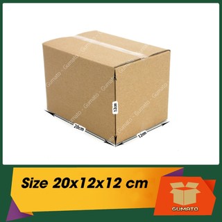 Size 20x12x12 cm, hộp giấy thùng carton gói hàng tại Gumato (Mã số P51)