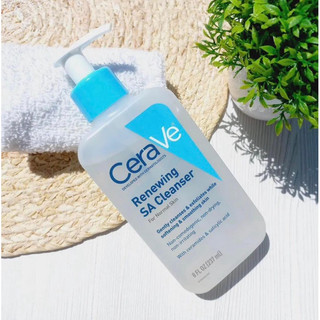 [Bản Mỹ] Sữa rửa mặt Cerave Renewing SA Cleanser sạch sâu giảm mụn 237ml/473ml