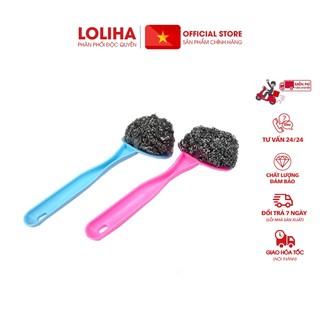 ⛔FREESHIPXTRA⛔ Dụng cụ cọ xoong nồi có tay cầm tiện dụng