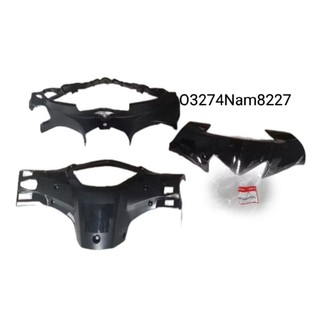 Bộ 3 ốp nhựa võ đầu đèn xe WAVE S110, RSX zin Honda
