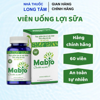 Viên Uống Lợi Sữa Mabio Chính Hãng Dành Cho Phụ Nữ Sau Sinh Mất Sữa, Sữa Kém Và Tắc Tia Sữa