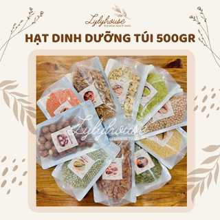 (500g) Các loại HẠT & ĐẬU dinh dưỡng làm sữa/cháo/ngũ cốc