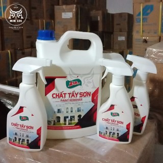 Chất tẩy sơn Zippro 5lít, Tẩy sơn trên cửa nhôm, tẩy bã băng keo trên kính